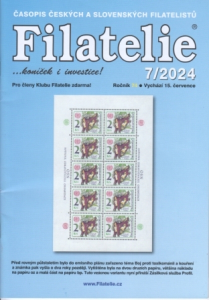 CZ FILATELIE 2024 / 01 - 12 - kompletní ročník